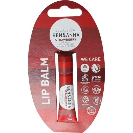 Ben & Anna Lipbalm strawberry 9g