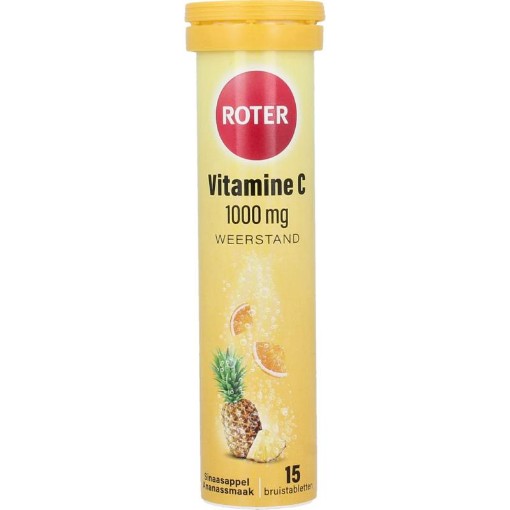 Roter Roter bruistabl ananas vit c 15brt