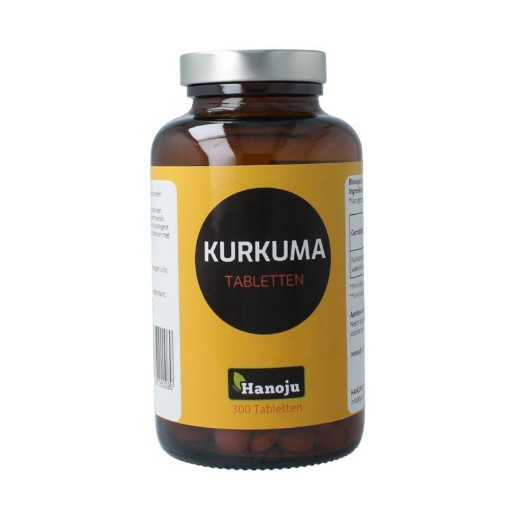 Hanoju Kurkumapoeder 500mg 300tb