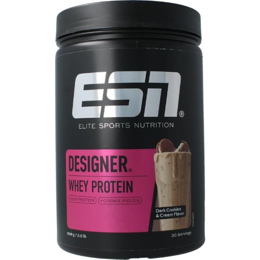 ESN designer whey prot/dark co cre 908g