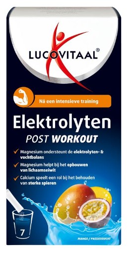 Lucovitaal elektrolyten post workout sach 7st