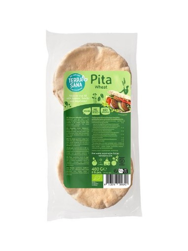 Terrasana Pittabrood tarwe bio 480g