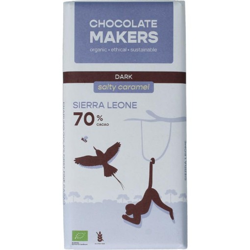 Chocolatemakers Sierra Leone salty caramel 70% bio 80g