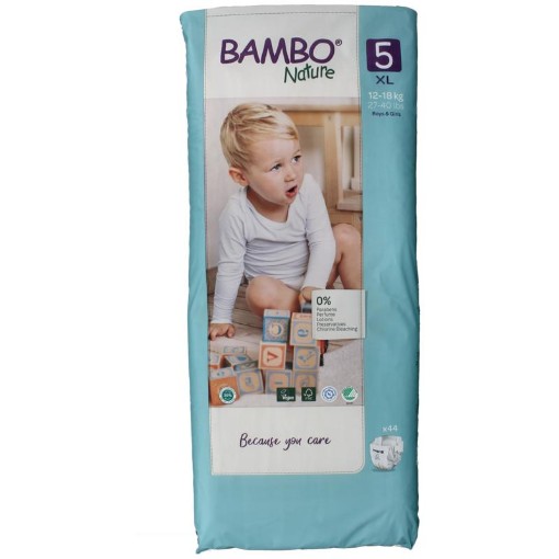 Bambo babyluier mt 5 12-18kg 44st