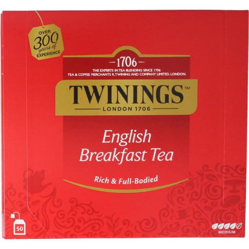 Twinings english breakfast envelop 50st