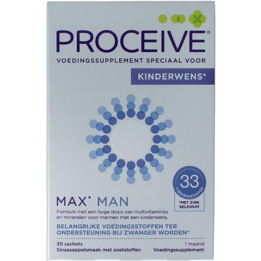 Proceive Kinderwens max man sachets 30st