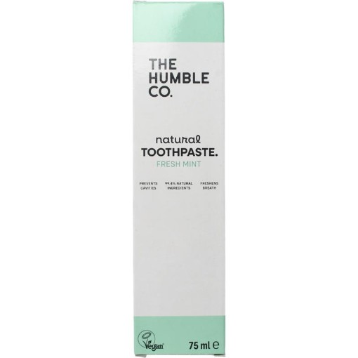 The Humble Co Tandpasta natural fresh mint 75ml