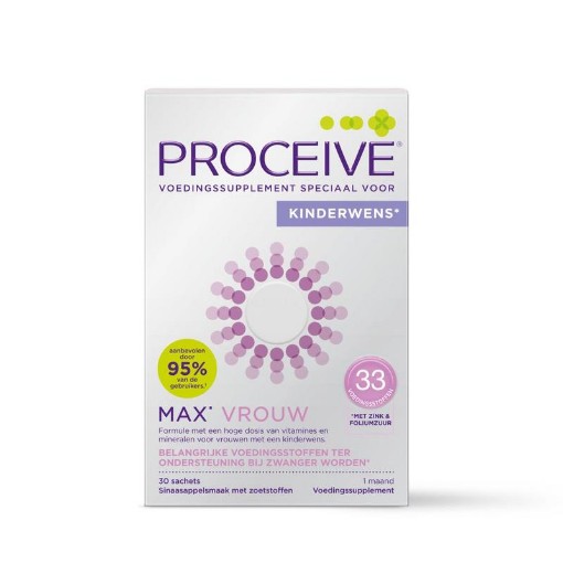 Proceive Kinderwens max vrouw sachets 30st