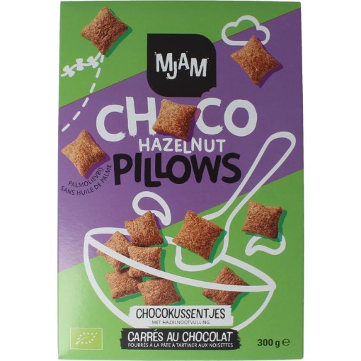 Mjam Choco pillows hazelnut bio 300g