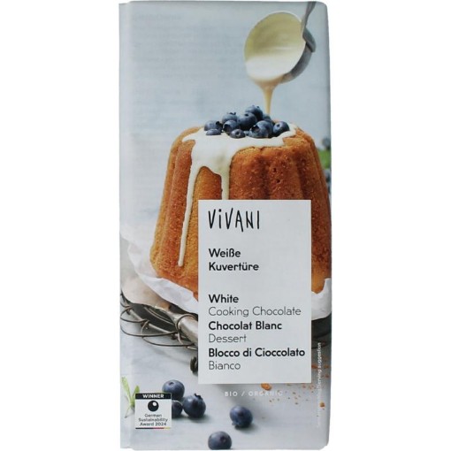 Vivani Vivani white cooking choco bio 150g