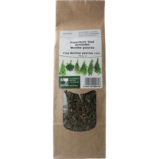 Marma Pepermuntblad gesneden 70g