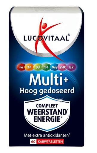 Lucovitaal Multi+ weerstand hoog gedoseerd 60kt