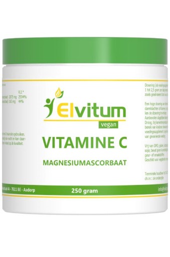 Elvitum Vitamine C poeder magnesiumsorbaat 250g