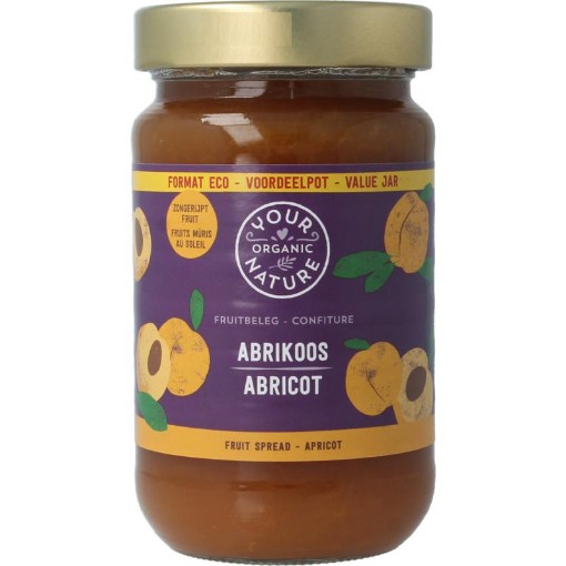 Your Organic Nat yon fruitbeleg abrikozen bio 375g