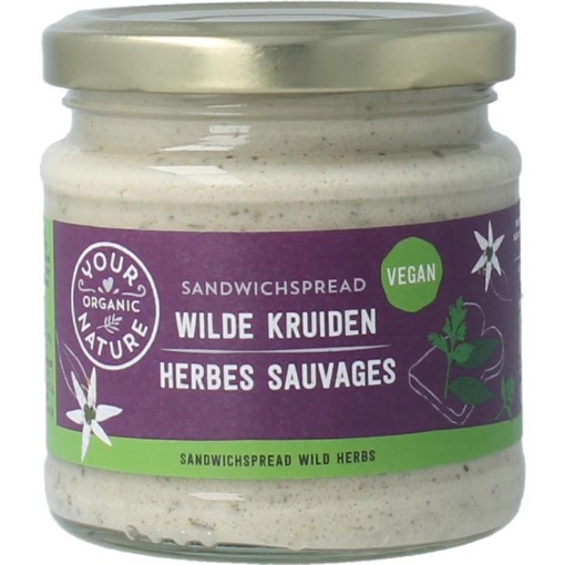 Your Organic Nat yon sandwichspread w kruid bio 180g