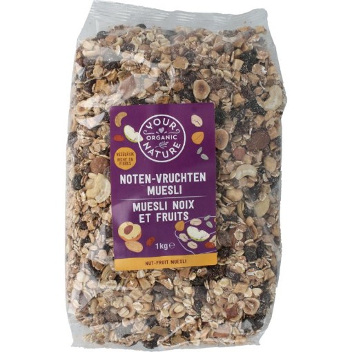Your Organic Nat yon muesli noten vruchten bio 1000g