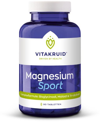 Vitakruid magnesium sport bisg mal tri d 90tb