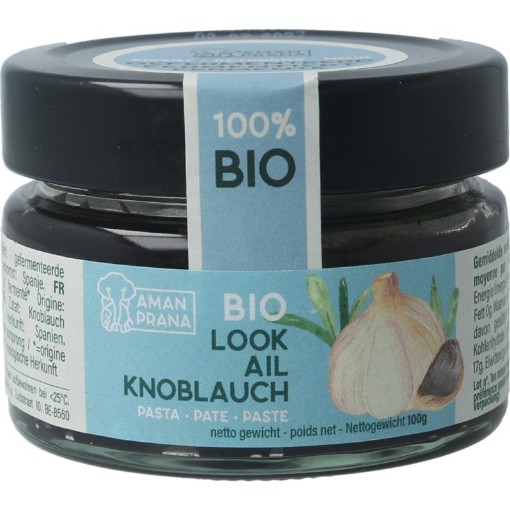 Amanprana Zwarte knoflookpoeder pasta 60g