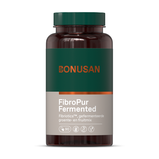 afbeelding van Fibro pur Fermented bonusan 90 Vcaps