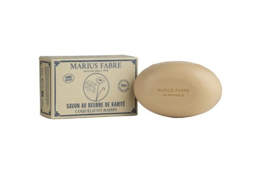 Marius Fabre Zeep ovaal papaver druif 150g