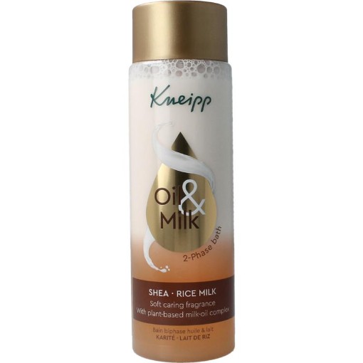 Kneipp 2-fasen oil & milk bad shea & rice milk 250ml