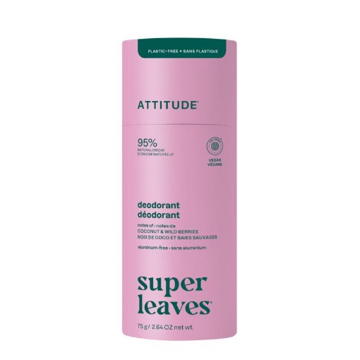 Attitude Deo super leaves coconut & wild berries 75g