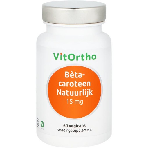 Vitortho Beta-caroteen natuurlijk 15mg 60vc