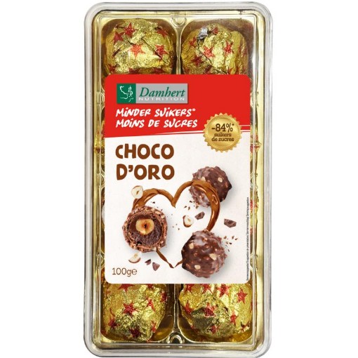 Damhert Damhert min suikers choco doro 100g