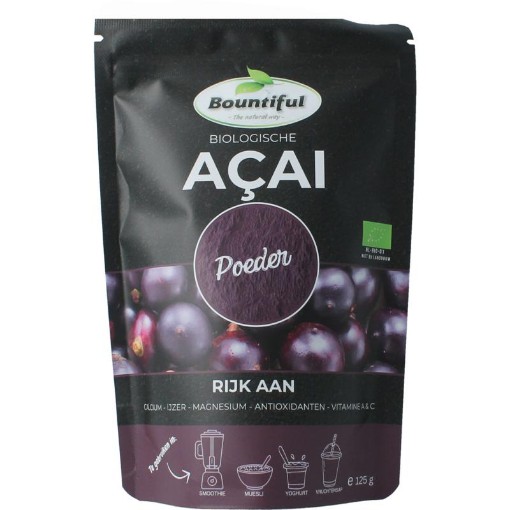Bountiful acai poeder bio 125g