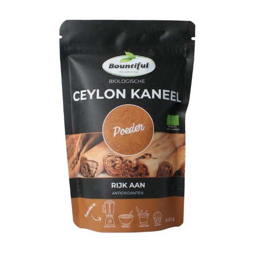 Bountiful ceylon kaneel poeder bio 150g