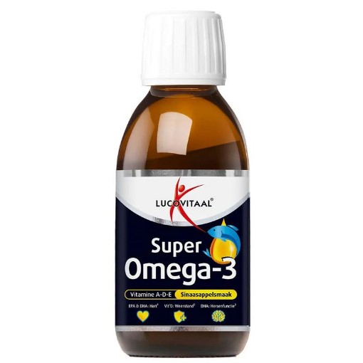 Lucovitaal omega 3 vloeibaar sinaasappel 125ml