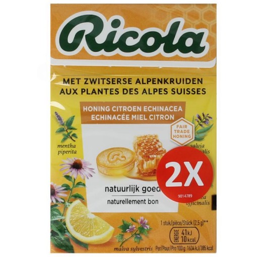Ricola Ricola citroen echinacea duopa 100g