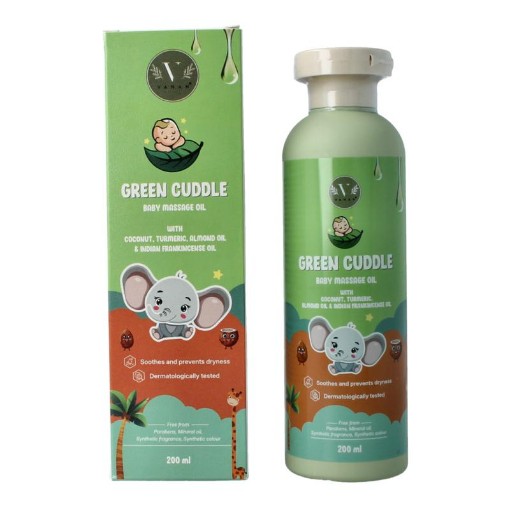 Vanan Green cuddle baby massageolie 200ml