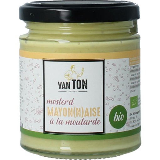 Van Ton mosterd mayonaise bio 190ml