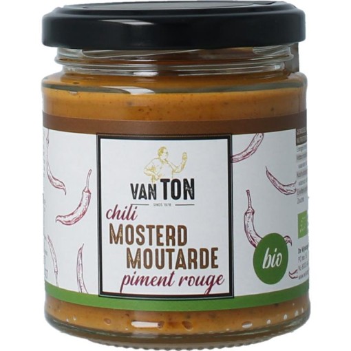 Van Ton chili mosterd bio 170g