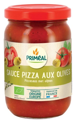 Primeal pizzasaus olijf bio 200g
