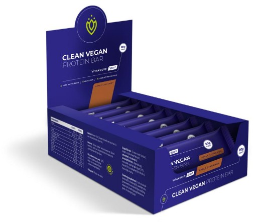 Vitakruid clean veg protein br apple cin 12st