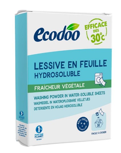 Ecodoo wasstrips laudry plant fs bio 52.5g