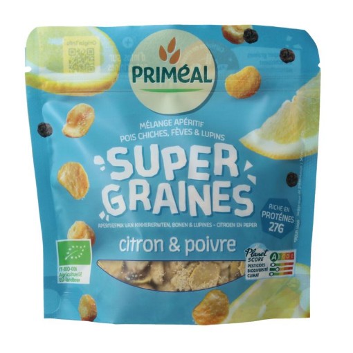 Primeal super lemon peperzaden bio 1000g