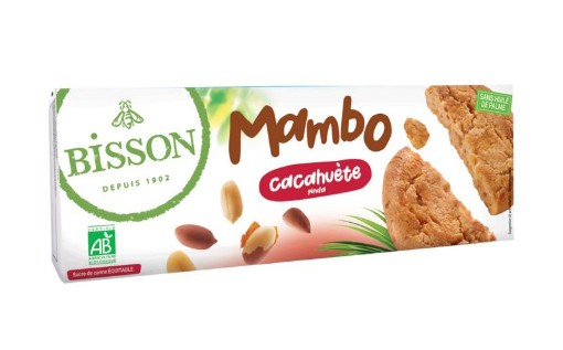 Bisson mambo koekjes pinda bio 125g