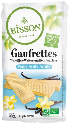 Bisson vanille wafels bio 200g