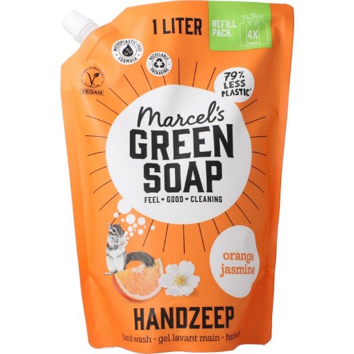 Marcel's GR Soap handzeep sinaasappl&jasmijn nv 1000ml