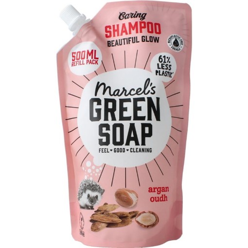 Marcel's GR Soap shampoo argan & oudh navulling 500ml