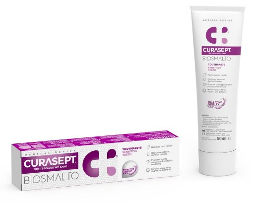 Curasept tandpasta v gevoelige tanden 75ml