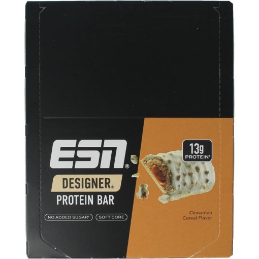 ESN cinnamon cereal bar 45g 12st