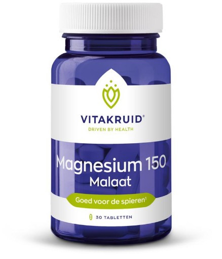 Vitakruid magnesium 150 tauraat vit b6 30tb