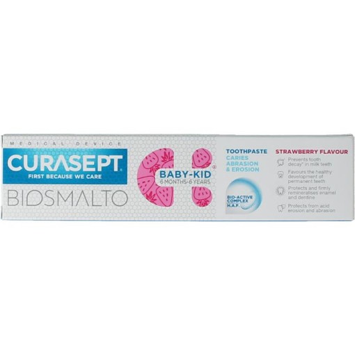 Curasept baby kind tandp car,eros, slij 75ml