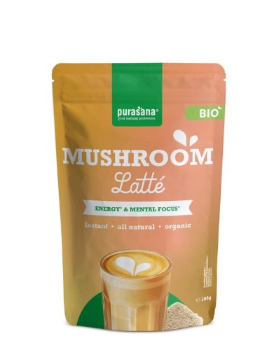 Purasana Hot drinks mushroom latte bio 100g