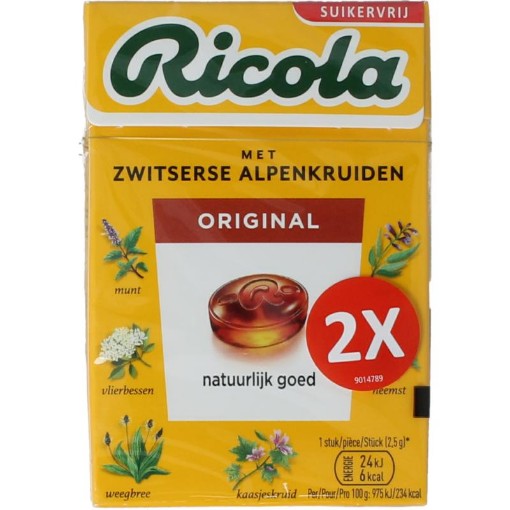 Ricola Ricola original sv duo pack 100g