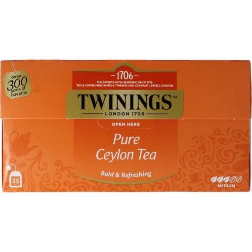 Twinings pure ceylon tea 25st